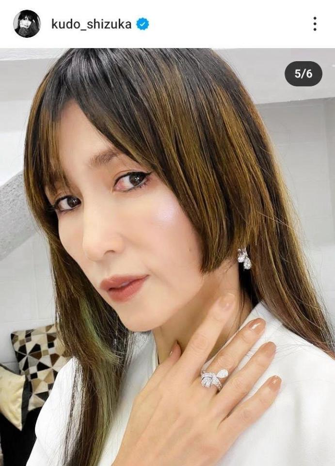 　工藤静香のインスタグラム＠ｋｕｄｏ＿ｓｈｉｚｕｋａより