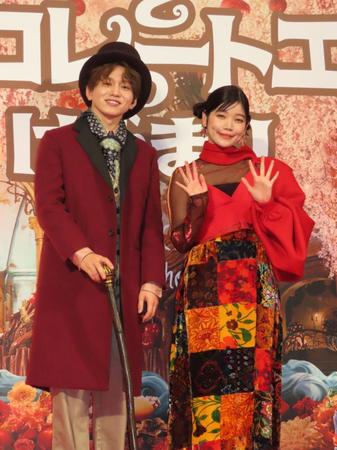 　イベントに出席したセントチヒロ・チッチ（右）と花村想太