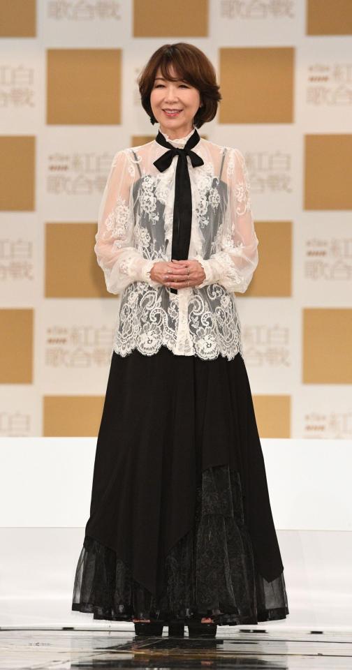 　紅白歌合戦に出場する伊藤蘭（撮影・佐々木彰尚）