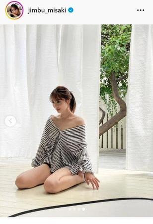 　神部美咲のインスタグラムｊｉｍｂｕ＿ｍｉｓａｋｉから