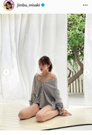 　神部美咲のインスタグラムｊｉｍｂｕ＿ｍｉｓａｋｉから