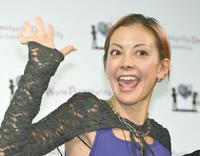 　早産児のイベントに出席した土屋アンナ（撮影・金田祐二）