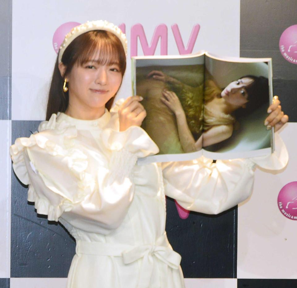 　お気に入りカットを披露した中山莉子