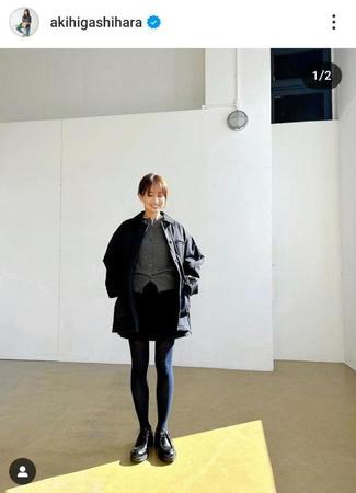 　東原亜希のインスタグラム＠ａｋｉｈｉｇａｓｈｉｈａｒａより
