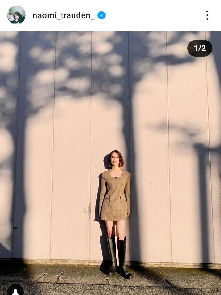 トラウデン直美のインスタグラム＠ｎａｏｍｉ＿ｔｒａｕｄｅｎ＿より