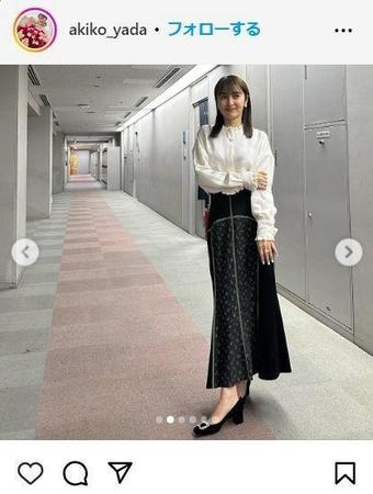 　矢田亜希子のインスタグラム＠ａｋｉｋｏ＿ｙａｄａより