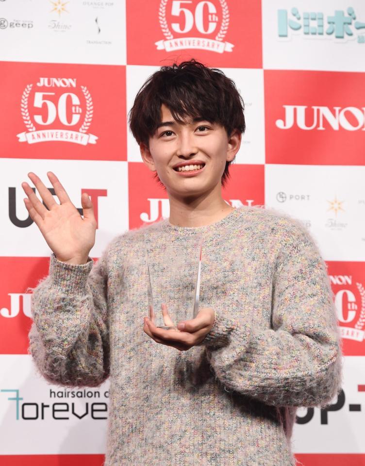 　グランプリに選ばれた石山順征（撮影・園田高夫）