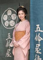 　ＢＳ時代劇「あきない世傳　金と銀」に出演する小芝風花（撮影・佐々木彰尚）