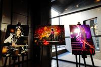 　会場に展示されたＨＥＡＴＨさんの写真パネル