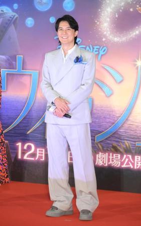 　映画「ウィッシュ」ジャパンプレミアに登場した福山雅治（撮影・堀内翔）