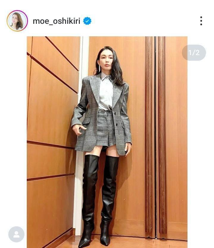 　押切もえのインスタグラム＠ｍｏｅ＿ｏｓｈｉｋｉｒｉより 