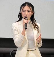 　自分発見をテーマにトークを行った野原遥さん