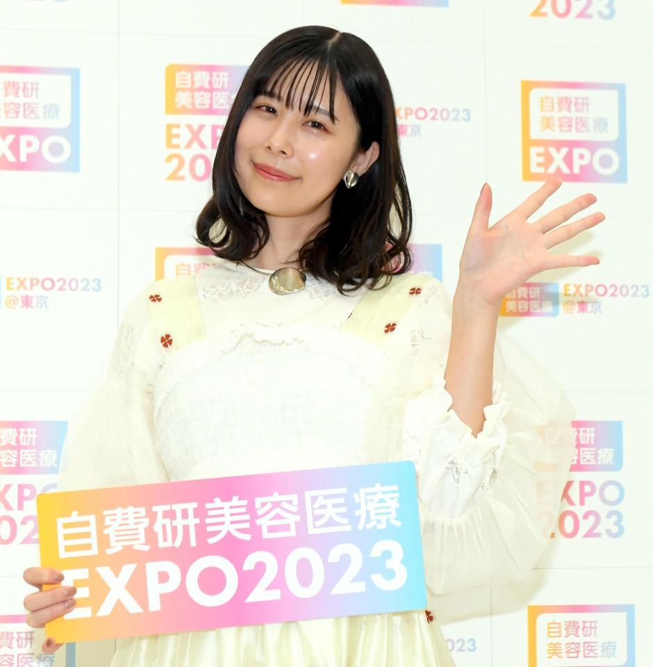 　トークショーを行った有村藍里（撮影・佐藤厚）