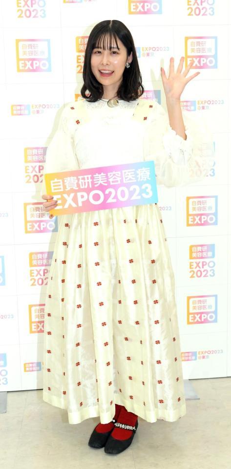 　トークショーを行った有村藍里（撮影・佐藤厚）