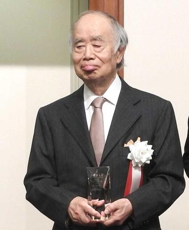 　授賞式に出席した角川歴彦氏