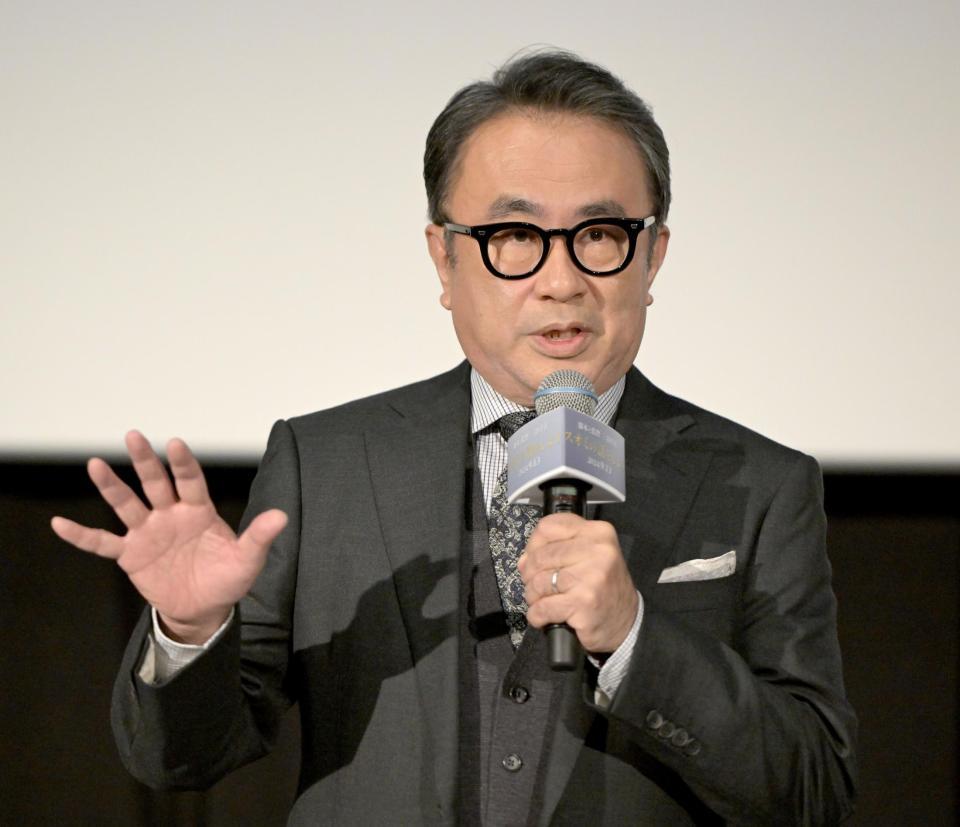 　新作映画について語る三谷幸喜監督（撮影・金田祐二）