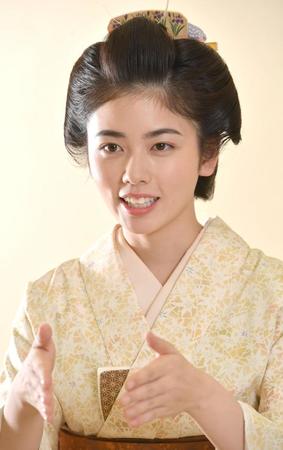 　「あきない世傳　金と銀」で初めて時代劇に挑戦する小芝風花（撮影・佐々木彰尚）