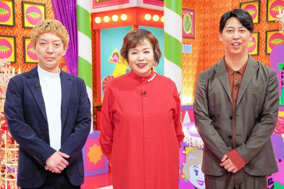 　上沼恵美子（中央）の冠特番に出演したニューヨーク・嶋佐和也（左）と屋敷裕政