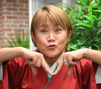 　「Ｍ-１グランプリ２０２３」終了直後にデイリースポーツのインタビューに応じた山田邦子（撮影・伊藤笙子）