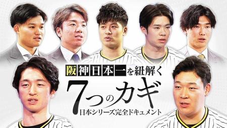 　阪神の日本一を振り返る特番のビジュアル©ＭＢＳ