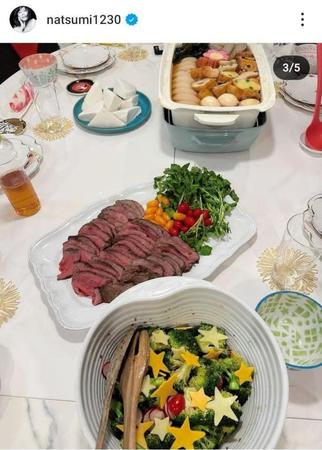 　小川菜摘のインスタグラム＠ｎａｔｓｕｍｉ１２３０より