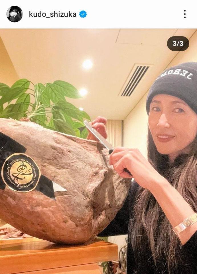 工藤静香のインスタグラム＠ｋｕｄｏ＿ｓｈｉｚｕｋａより