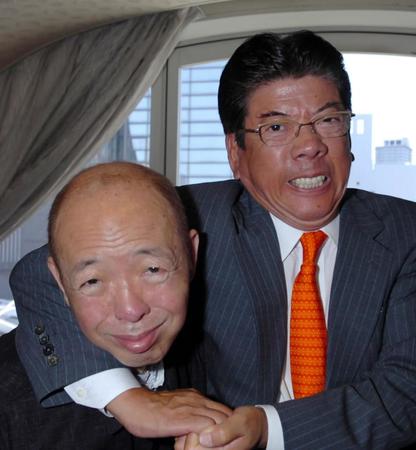 　西川きよし（右）と坂田利夫さん＝２００５年