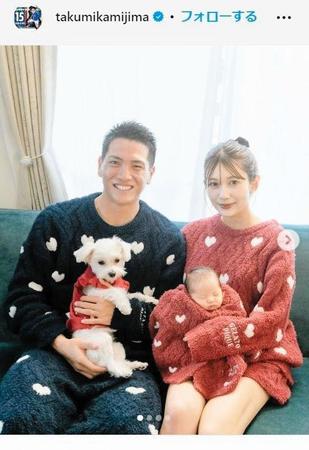 　上島拓巳のインスタグラム＠ｔａｋｕｍｉｋａｍｉｊｉｍａから