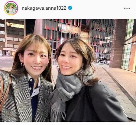 　中川安奈アナウンサーのインスタグラム＠ｎａｋａｇａｗａ．ａｎｎａ１０２２から