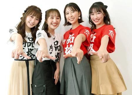 　ももいろクローバーＺ（左から）佐々木彩夏、百田夏菜子、玉井詩織、高城れに＝２３年１２月