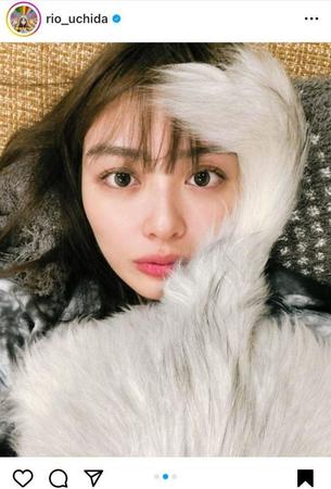 　内田理央のインスタグラム＠ｒｉｏ＿ｕｃｈｉｄａから 