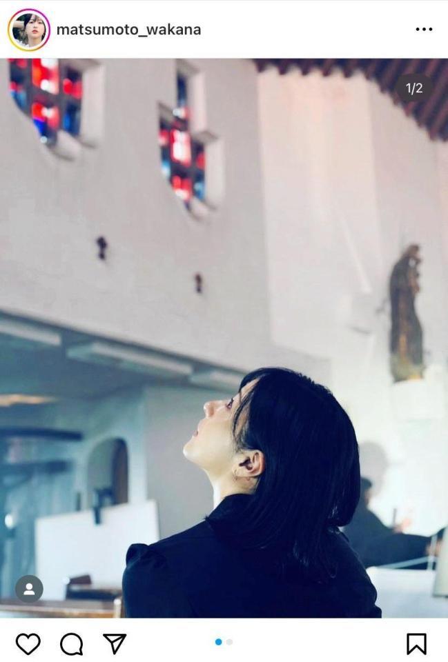 　松本若菜のインスタグラム＠ｍａｔｓｕｍｏｔｏ＿ｗａｋａｎａから