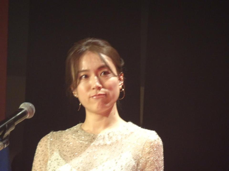 　「Ｔｈｅ　Ｔａｂｅｌｏｇ　Ａｗａｒｄ２０２４」の司会を務めたフリーアナウンサー笹川友里