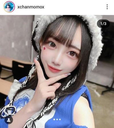 　大桃子サンライズのインスタグラム＠ｘｃｈａｎｍｏｍｏｘより 