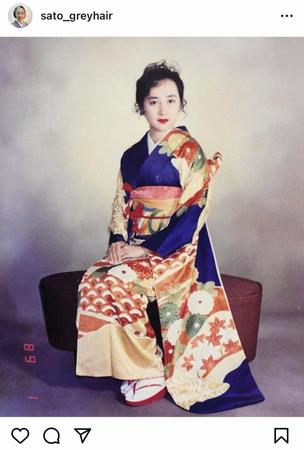 　近藤サトのインスタグラム＠ｓａｔｏ＿ｇｒｅｙｈａｉｒより