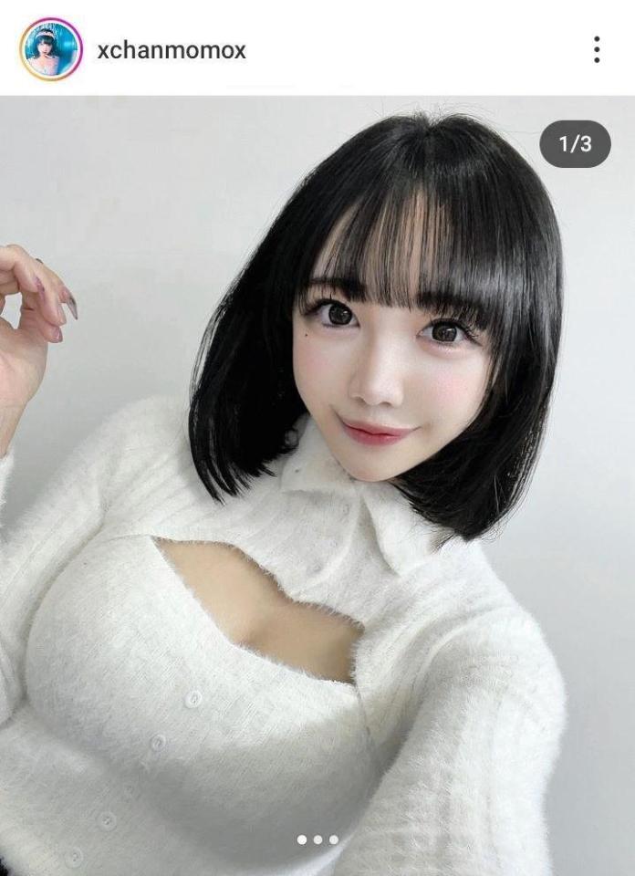 　大桃子サンライズのインスタグラム＠ｘｃｈａｎｍｏｍｏｘより 