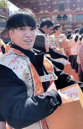 　節分祭に参加したダンサーのＨａｒｕｋａ