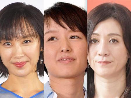 　（左から）山口もえ、中村仁美、野々村友紀子