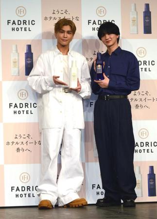 　イベントに出席した岩田剛典（左）、吉野北人