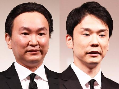 　かまいたち・山内健司（左）と濱家隆一