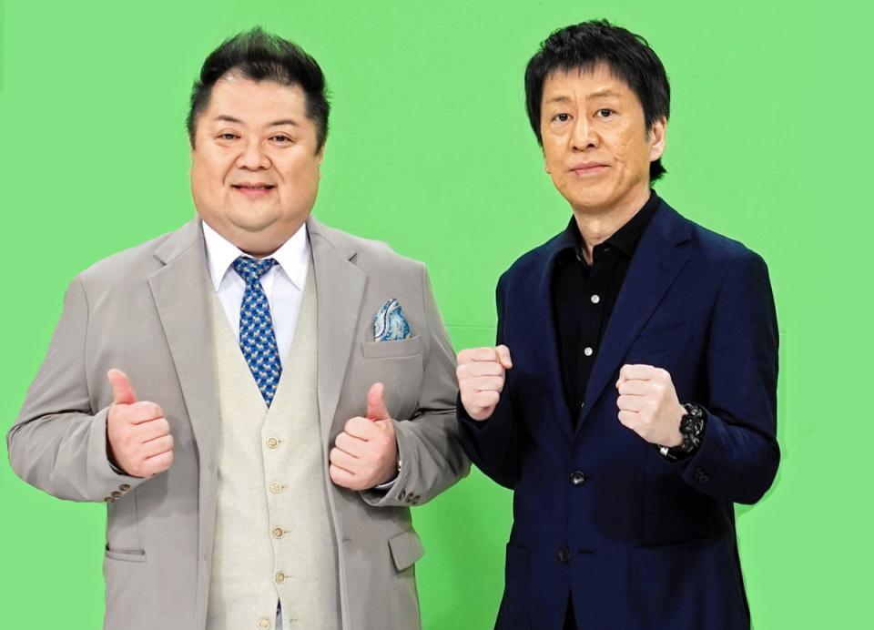 　ブラックマヨネーズ・小杉竜一（左）と吉田敬