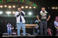 　「オードリーのオールナイトニッポン　ｉｎ　東京ドーム」に出席した若林正恭（左）と春日俊彰