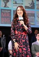 　あいさつするアンバサダーのＬｉＬｉＣｏ（撮影・棚橋慶太）