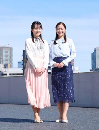 テレ朝新人女性アナ　４・１情報番組異例のＷデビュー　三山賀子アナ＆松岡朱里アナ　入社式前に生放送出演　