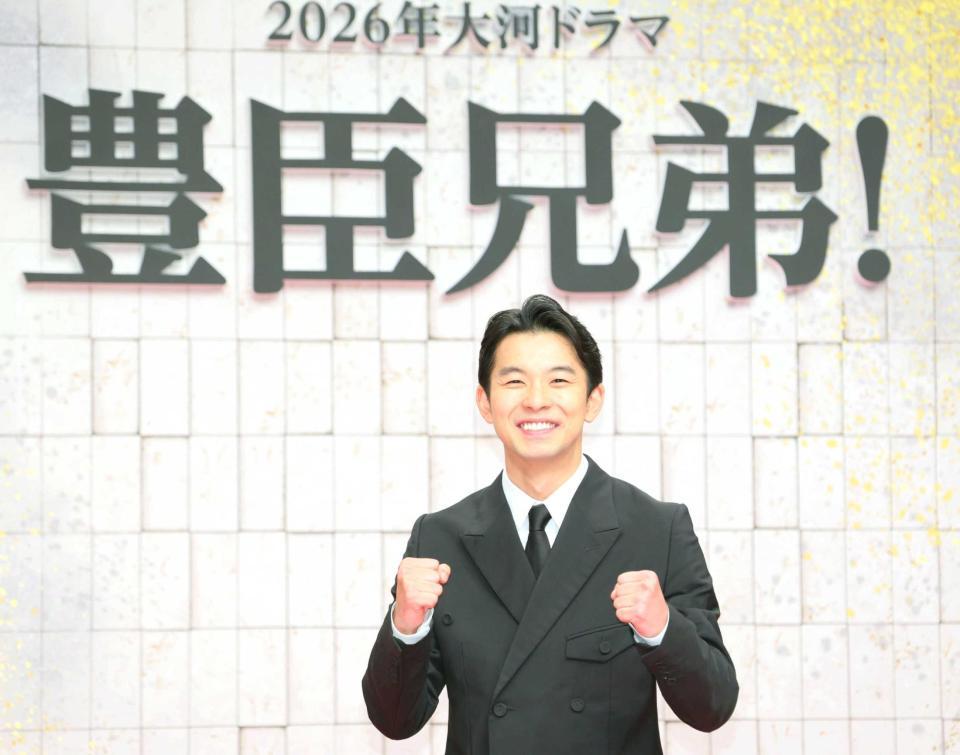 　大河ドラマ「豊臣兄弟！」の主演に決まった仲野太賀（撮影・吉澤敬太）