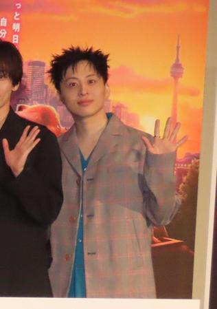 舞台あいさつに出席したＤａ－ｉＣＥの工藤大輝＝東京・六本木