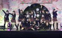 　昇格が決まったＡＫＢ４８の１７期研究生メンバー（撮影・西岡正）