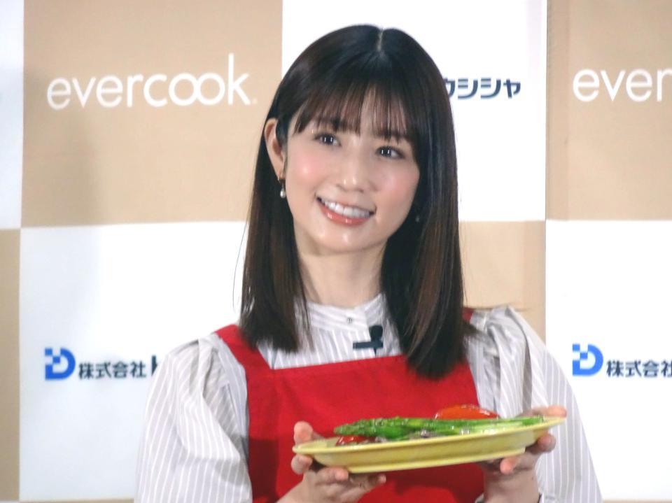 　調理実演をした小倉優子