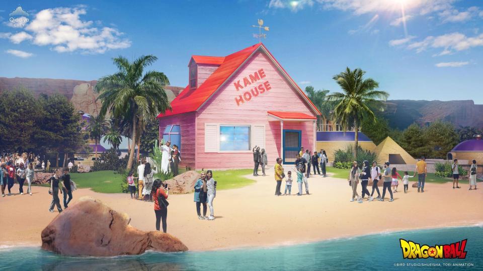　ドラゴンボール「テーマパーク」のイメージ図©バード・スタジオ／集英社・東映アニメーション