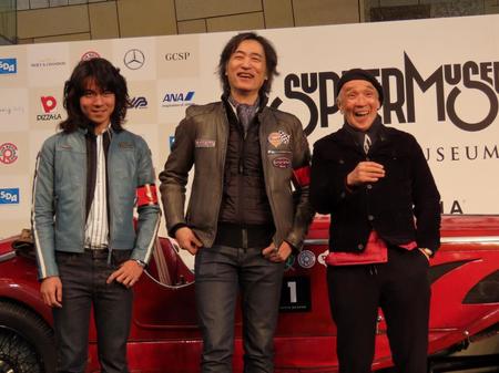 　イベントに出席した（左から）東儀典親、東儀秀樹、堺正章